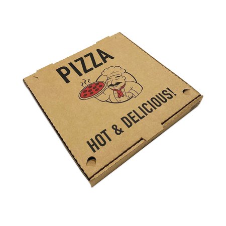 BLUTABLE Pizza Boxes, 10 x 10 x 1.75, Kraft, 50PK REM-BX-KRSTCK-10ISBFL